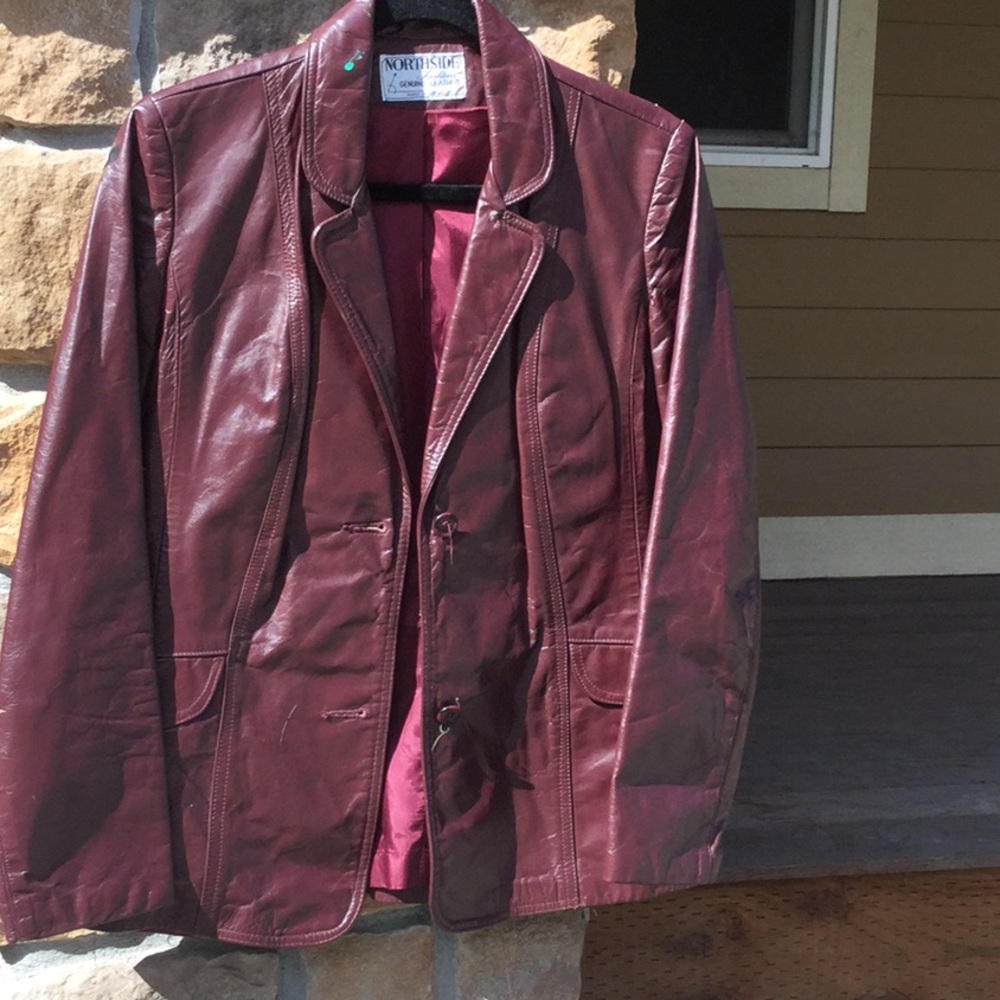 Artisan leather blazer jacket Coachella boho festival cowgirl rodeo rock concert - Picture 7 of 11